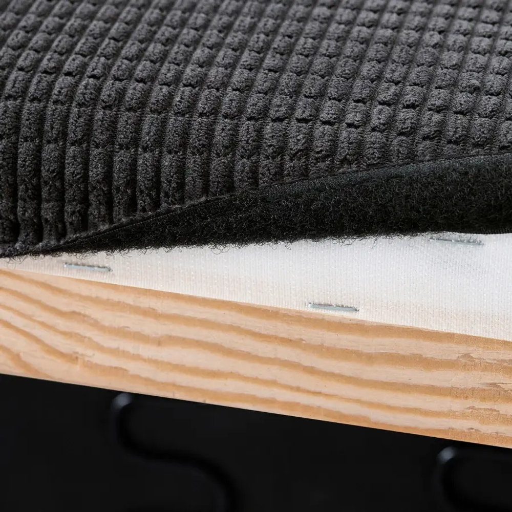 2-местный диван - IKEA KLIPPAN/КЛИППАН ИКЕА, 66х88х180 см, черный