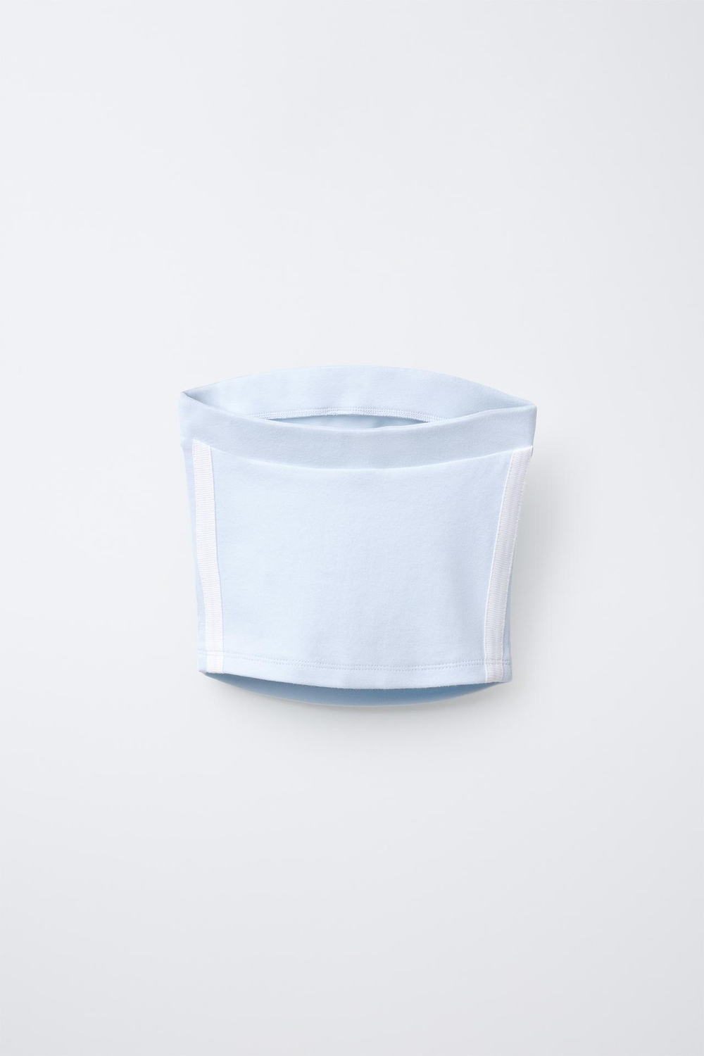 ZARA ТОП-БАНДО С ФРУКТОВЫМ ПРИНТОМ, СИНИЙ