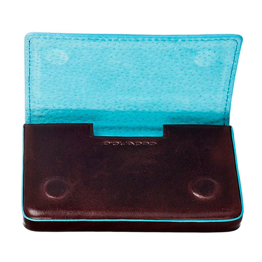 Чехол для визитных карт Piquadro Blue Square коричневый телячья кожа (PP1263B2/MO) 2