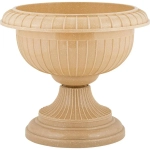 Вазон на ножке большой D 395 мм, песчаный кварц