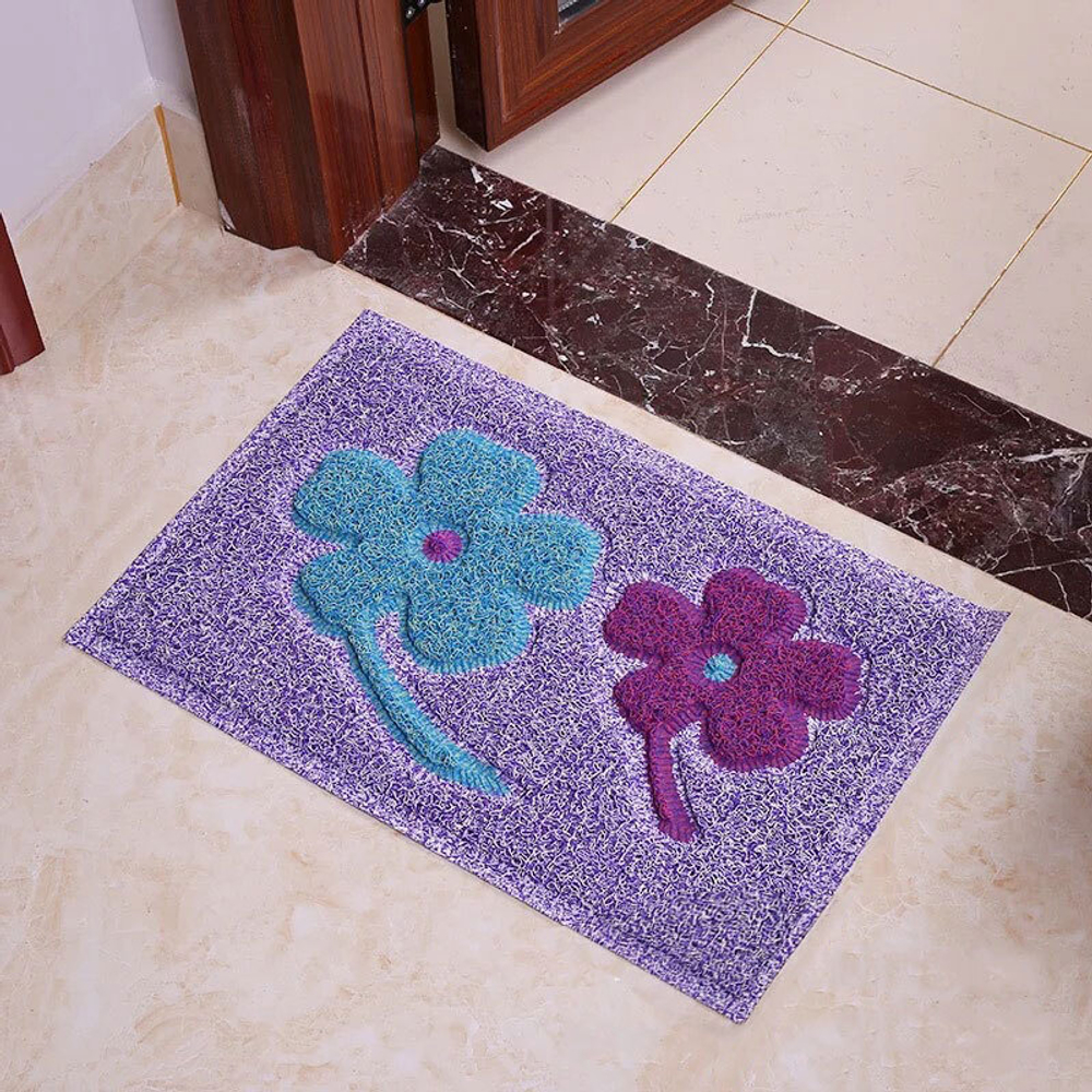 Коврик придверный влагозащитный 48*78см, PVC, в ассортименте