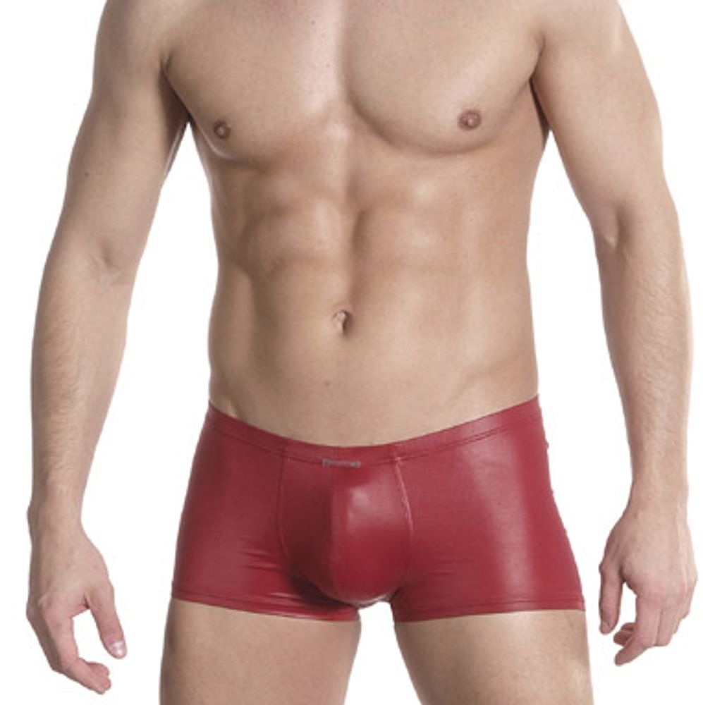 Мужские трусы боксеры темно красные Olaf Benz Dark Red Boxer