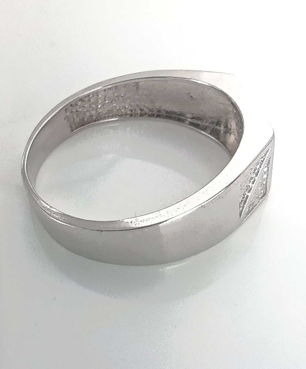 Печатка Эстерелла, серебро 925*, родирование, фианит/Ф