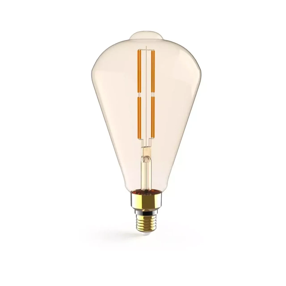 Лампа Gauss LED Filament ST164 6W Е27 890lm 2700К golden straight 157802118