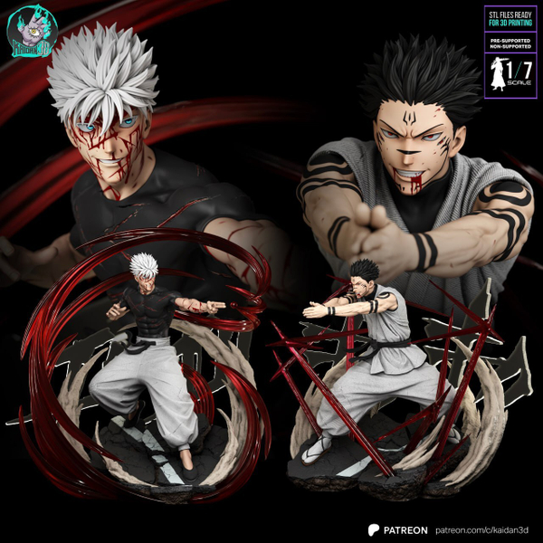 Диорама Сатору Годзё Магическая битва Фигурка Satoru Gojou The Magic Battle Sorcery Fight