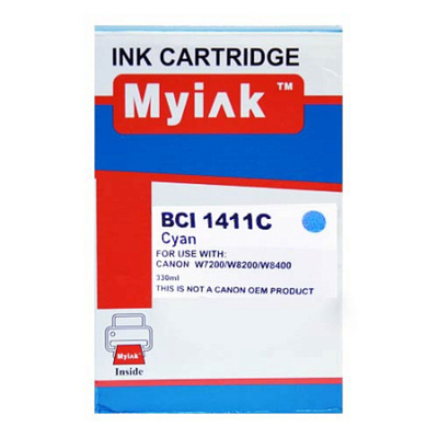 Картридж MyInk, аналог CANON BCI-1411C для W7200/8200 cyan