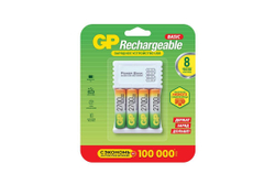 Зарядное устройство GP с USB + 4 аккумулятора АА 2700mAh (270AAHC/CPB-2CR4)