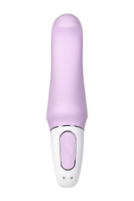 Сиреневый вибратор Satisfyer Vibes Charming Smile - 18,5 см