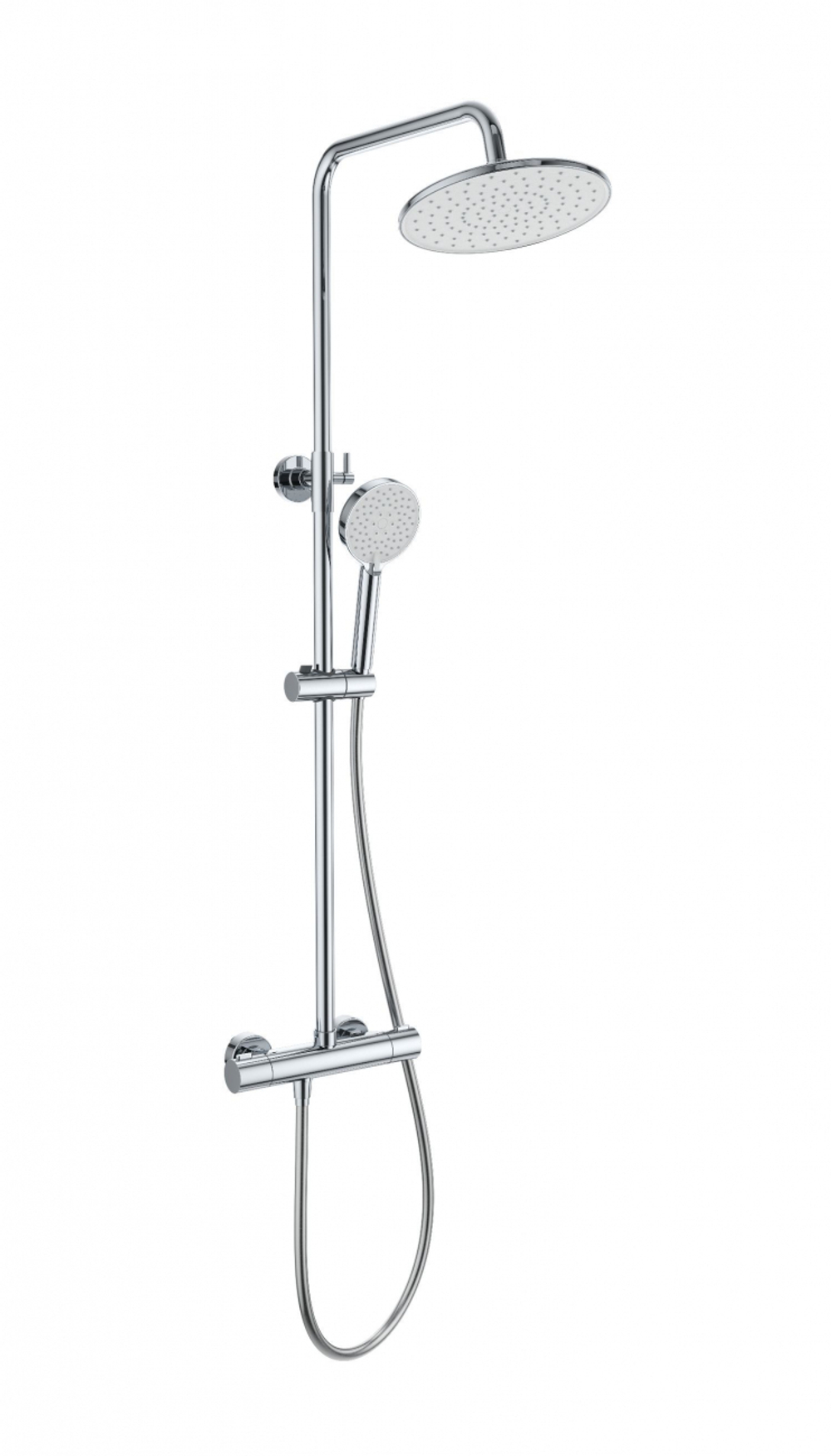 Душевая система с термостатом WONZON & WOGHAND INN 4, Хром (WW-B3047-A-CR)