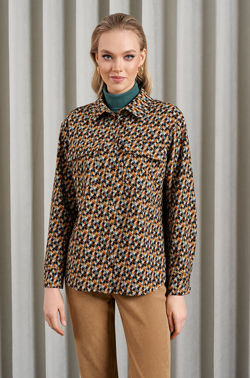 22904 Блузка женская (мультиколор)