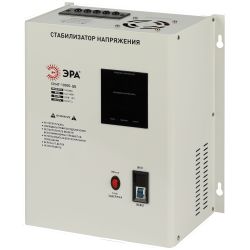 Стабилизатор напряжения ЭРА СННТ-10000-ЦБ настенный ц.д. 140-260В/220/В 10000ВА белый | Настенные
