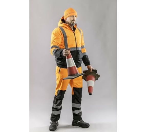 Шапка вязаная оранжевая универсальный размер SULM Högert, арт. HT5K482