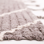 Стираемый коврик Nattiot Lässa Stone M (135 Х 190 см), хлопок, серый