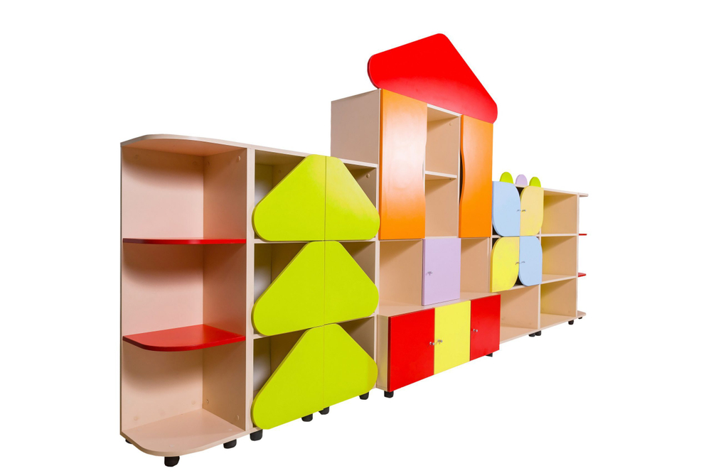 Стенка игровая "ТЕРЕМОК" модульная