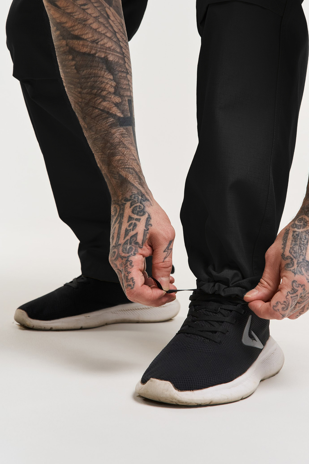 Брюки Карго Варгградъ Премиум мужские классика чёрные Рипстоп