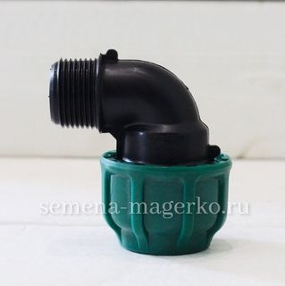 Уголок ПНД 32*1 наружная  резьба