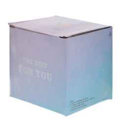 GAEM Кружка с крышкой и ложкой, 300 мл, L12 W8 H10 см, 4в.