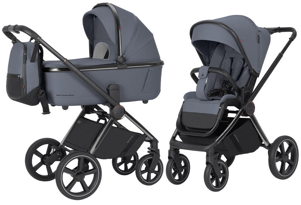 Коляска Carrello Ultimo Chrome CRL-6524 2025 2 в 1 Cool Grey