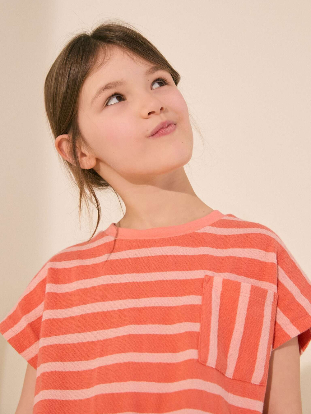 Футболка на резинке для девочки Next AG5-763, Оранжевый