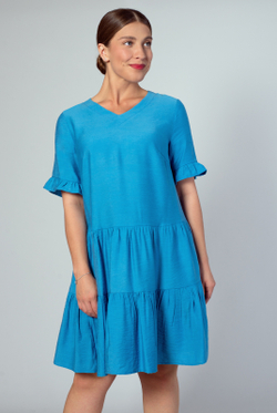 Платье женское 3690ВП, голубой #31Г053690ВП