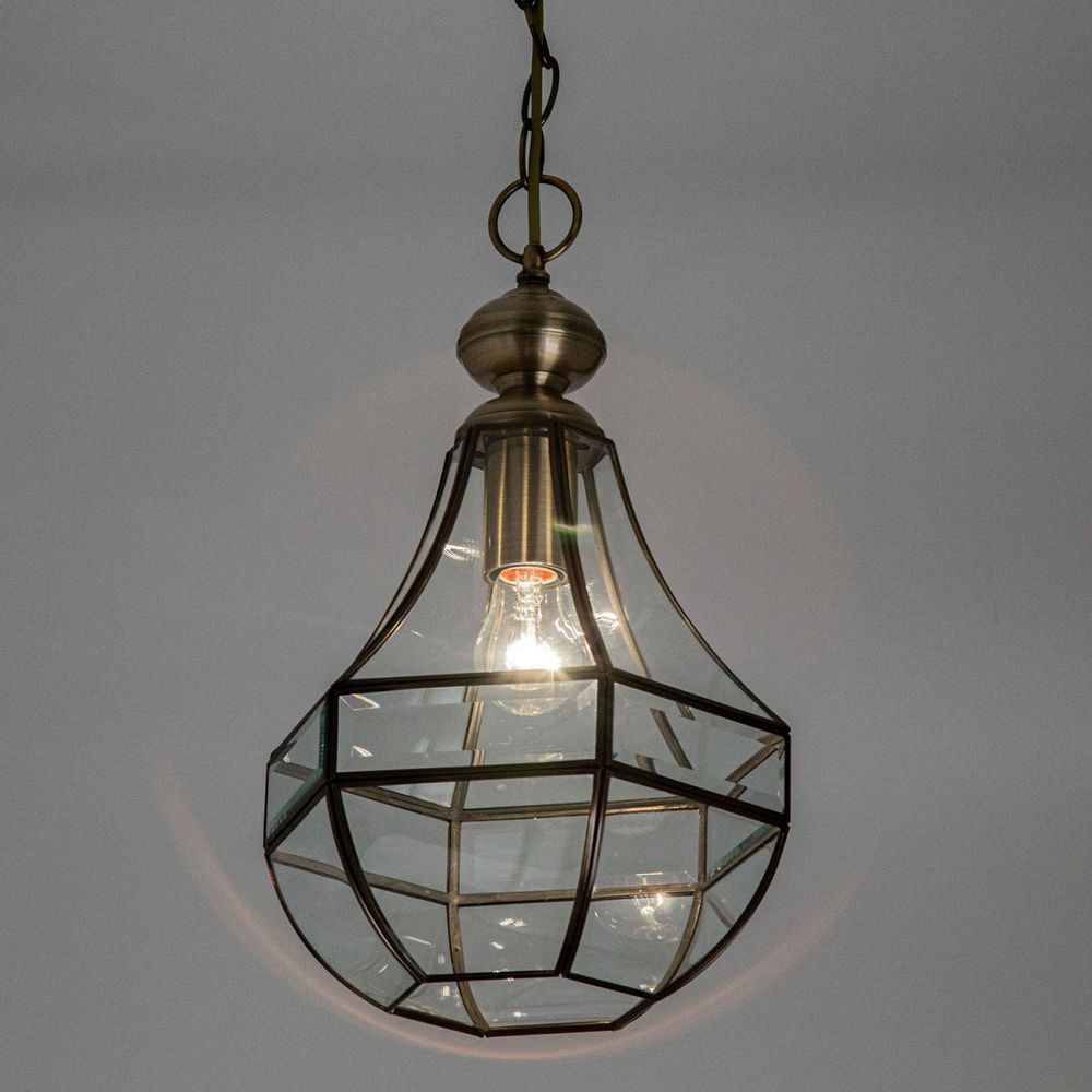 Citilux Гера-1 CL444110 Подвесной светильник витражный Бронза