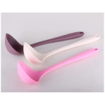 Половник 28.5см микс 3 цвета силикон армированный