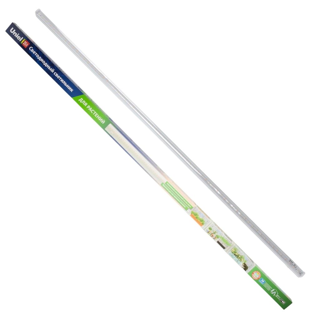 ULI-P13-35W-SPLE IP40 WHITE Светильник для растений светодиодный линейный. 1150мм. выкл. на корпусе. Спектр для фотосинтеза. TM Uniel