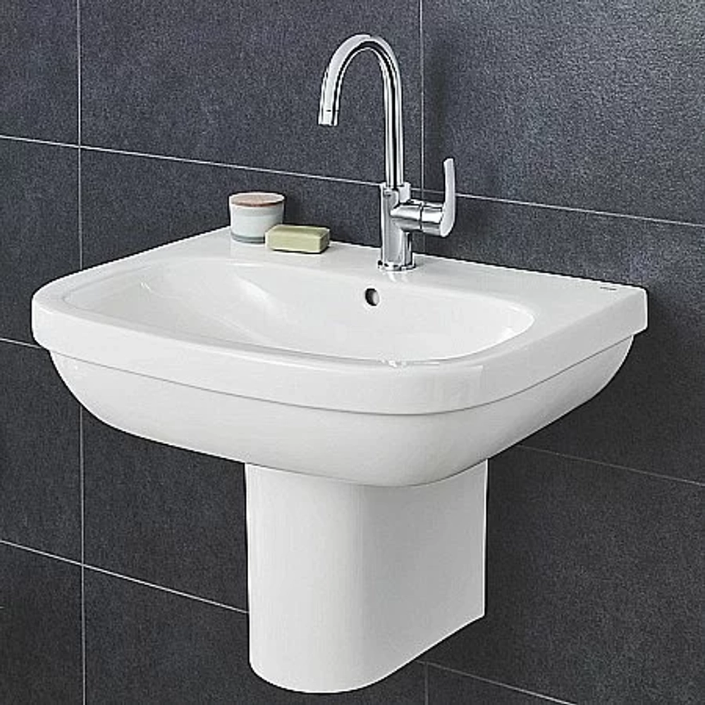 Раковина на полупьедестале Grohe Euro Ceramic 55 белая
