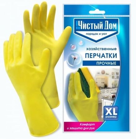 Перчатки хозяйственные Чистый Дом  XL (1/240)