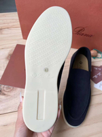 Лоферы Loro Piana темно-синие