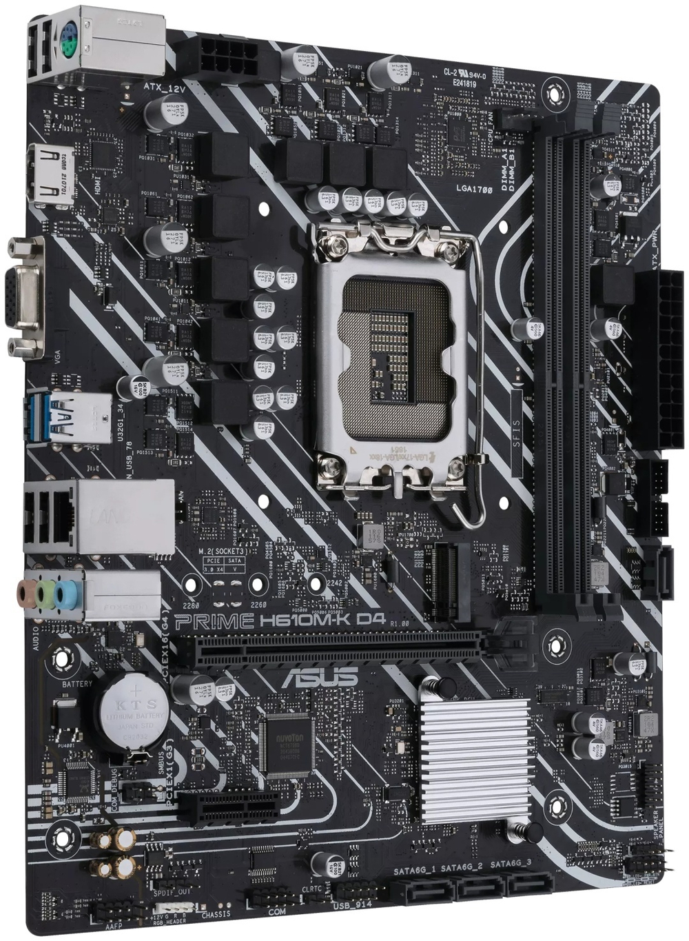 Материнская плата ASUS Prime H610M-K D4