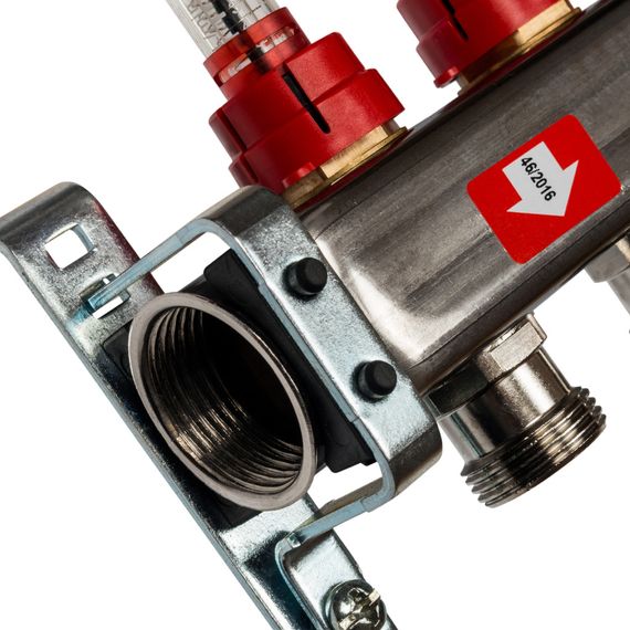 Коллектор STOUT 6 расходомеры нержавеющая сталь 27866