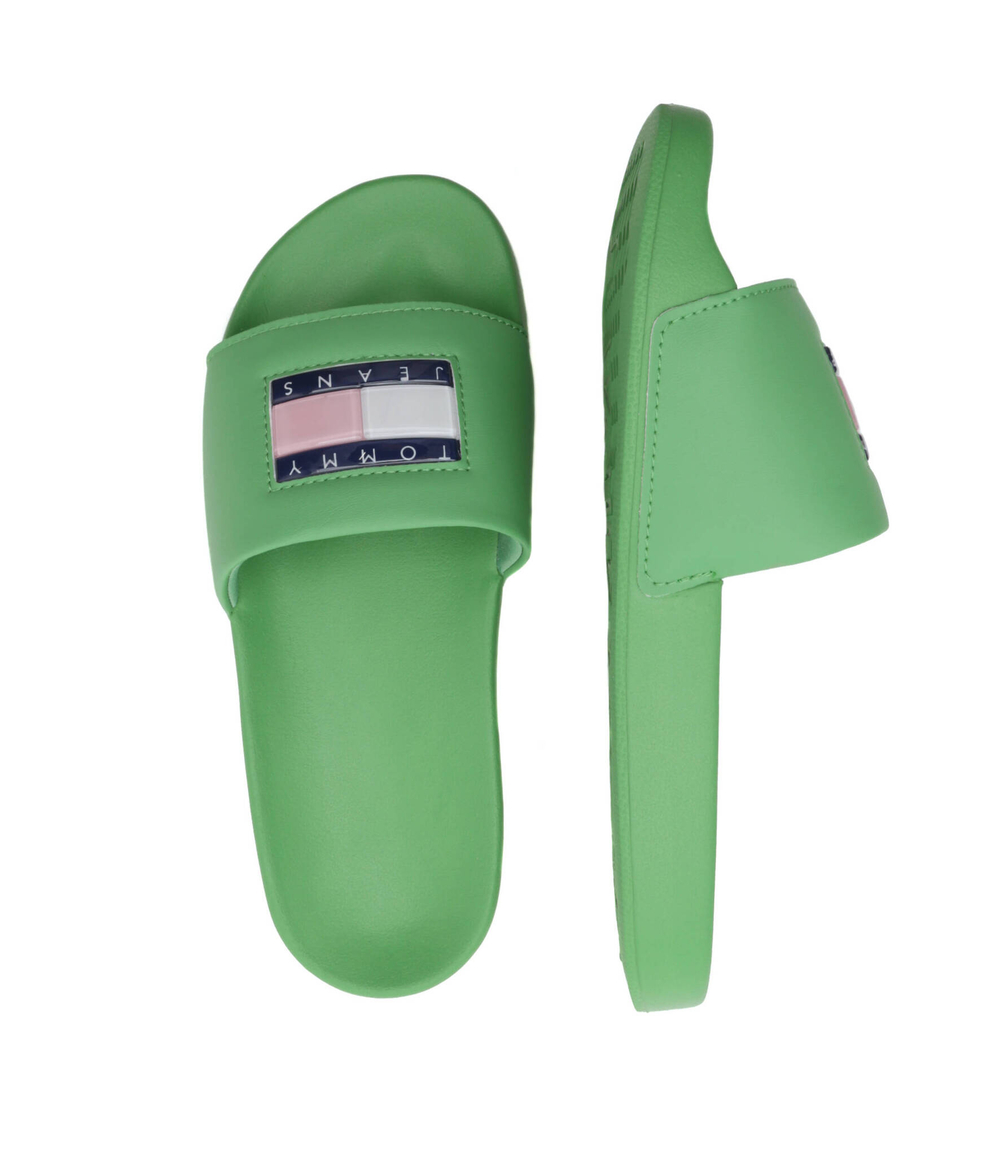 Шлепанцы Tommy Jeans - зеленый(EN0EN02108)