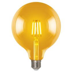 LED-G125-8W-GOLDEN-E27 GLV21GO Лампа светодиодная Vintage. Форма шар. золотистая колба. Картон. ТМ Uniel