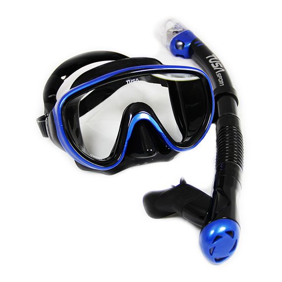 Набор маска+трубка TUSA Sport UCR-1625 черный/синий