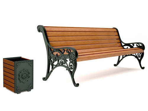 Скамья Балет (со спинкой)