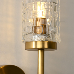 Настенный светильник BRWL7055 antique brass