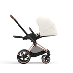 Коляска Cybex Priam IV 3 в 1 цвет Off White на шасси Rosegold