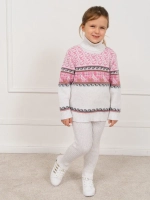 Свитер вязаный с горлом