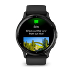 Смарт часы Garmin Venu 3 черные с серым безелем
