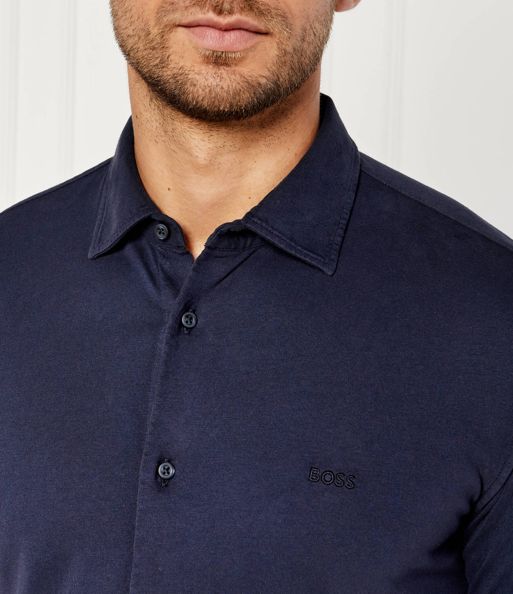 Koszula Mysoft_2 BOSS ORANGE - темно-синий(50519746)