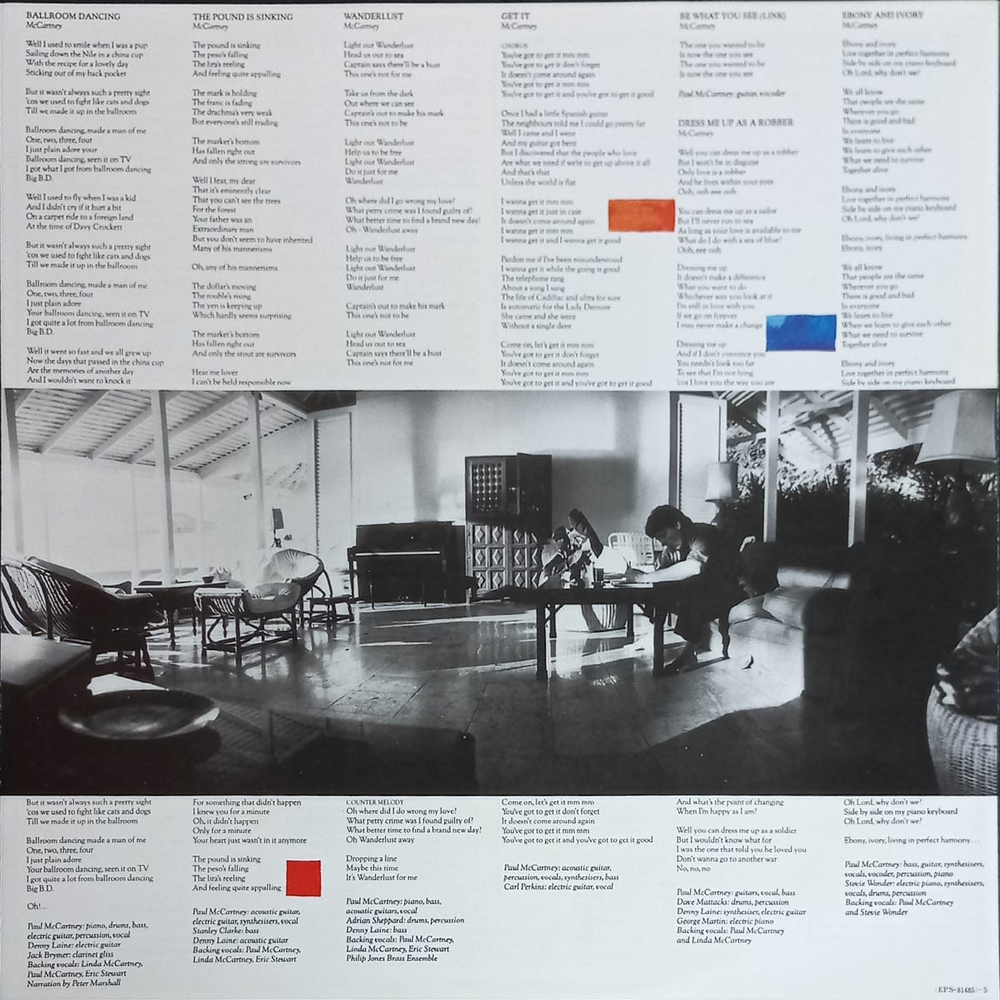 Paul McCartney / Tug Of War (LP)