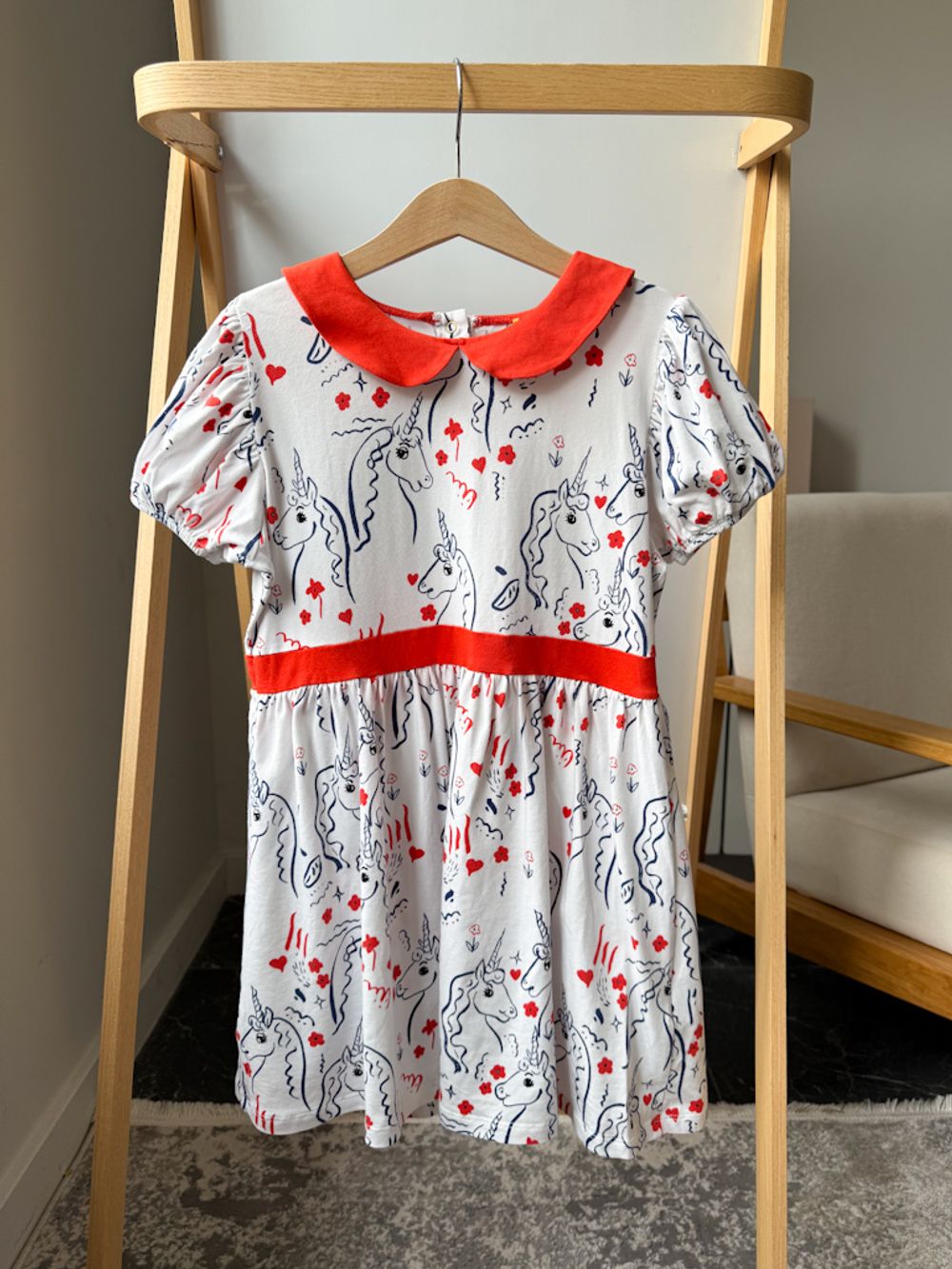 Трикотажное платье Mini Rodini, 140