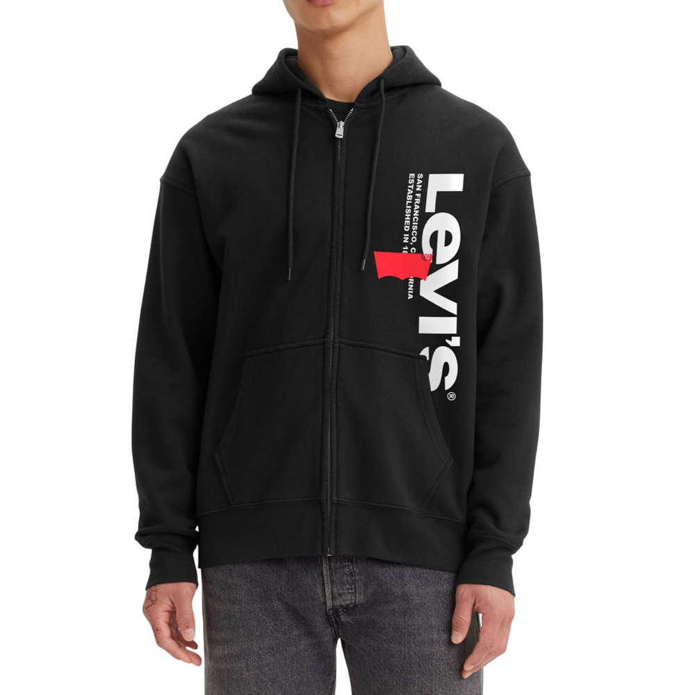 Зип Худи Levis Relaxed Graphic Black
