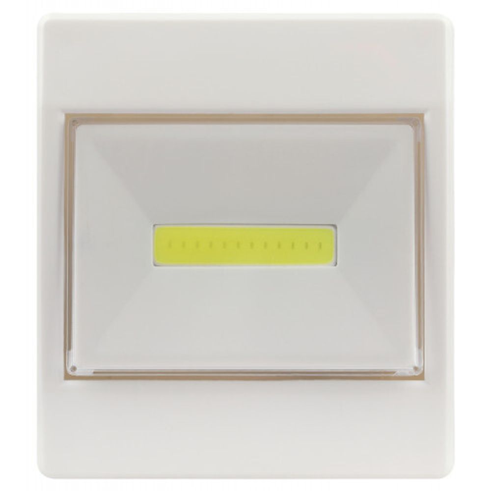 Светодиодный фонарь подсветка Трофи SB-102 пушлайт, [СОВ, 3хААА, белый, 1шт в пакете]