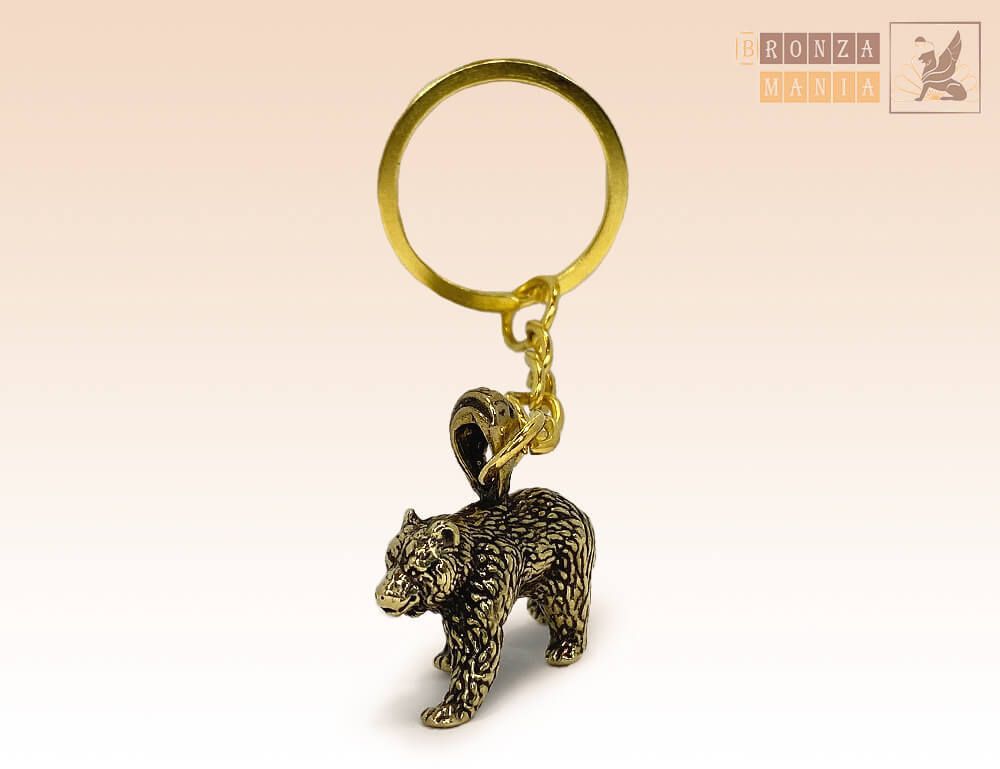 брелок Медведь идет