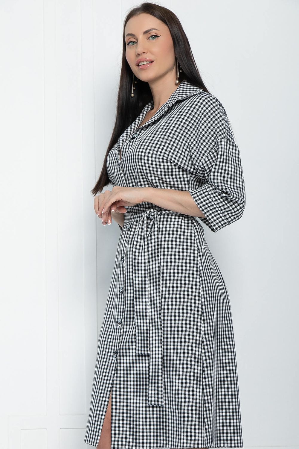 Платье Кэсси (черно-белое) П11218 LT Collection