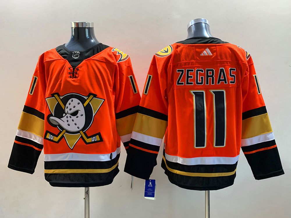 Купить хоккейный свитер НХЛ  Тревора Зеграса Anaheim Ducks в Москве - ADIDAS REVERSE RETRO 2022