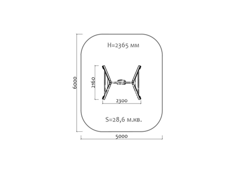 Качели одинарные на деревянных стойках