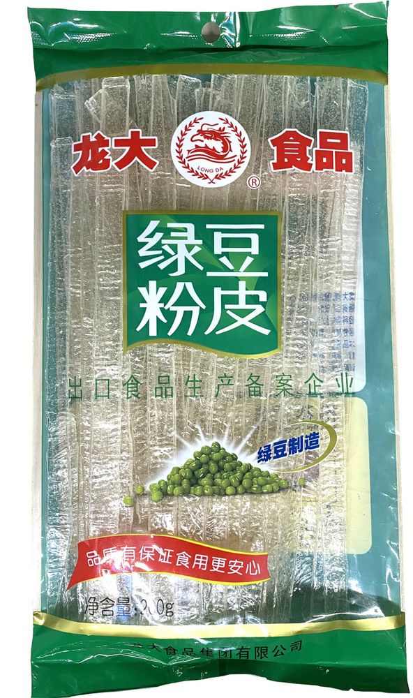 Лапша стеклянная бобовая Long Da Mung Bean Sheet 200 г, 3 шт